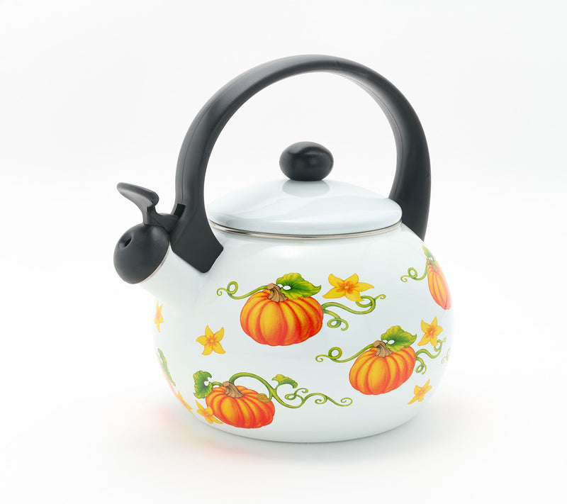 Temp-tations Harvest 2.3-qt Enamel on Steel Tea Kettle — View 8