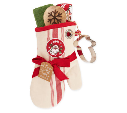Design Imports Jolly Santa Kitchen Gift Set