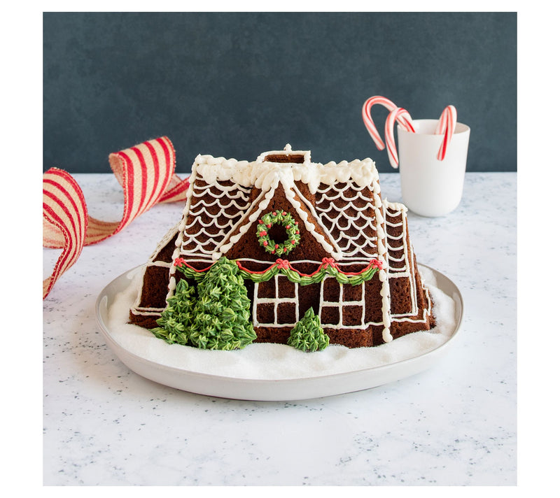 Nordic Ware Gingerbread House Bundt & Tools Set — View 3
