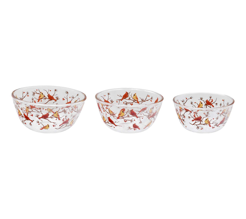 Temp-tations Seasonal Set of 3 Glass Bowls — Main view