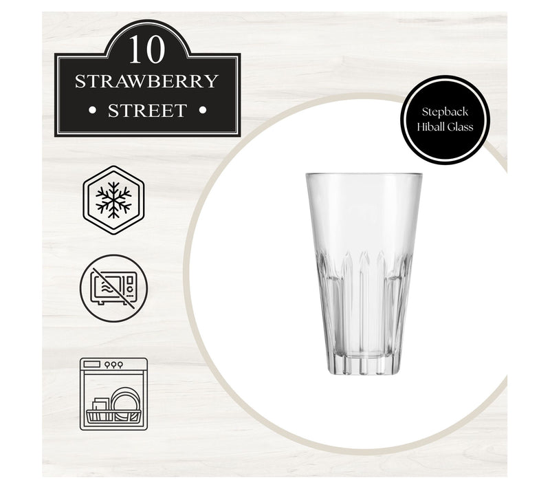 10 Strawberry Street Set of 6 Stepback Highball — View 5
