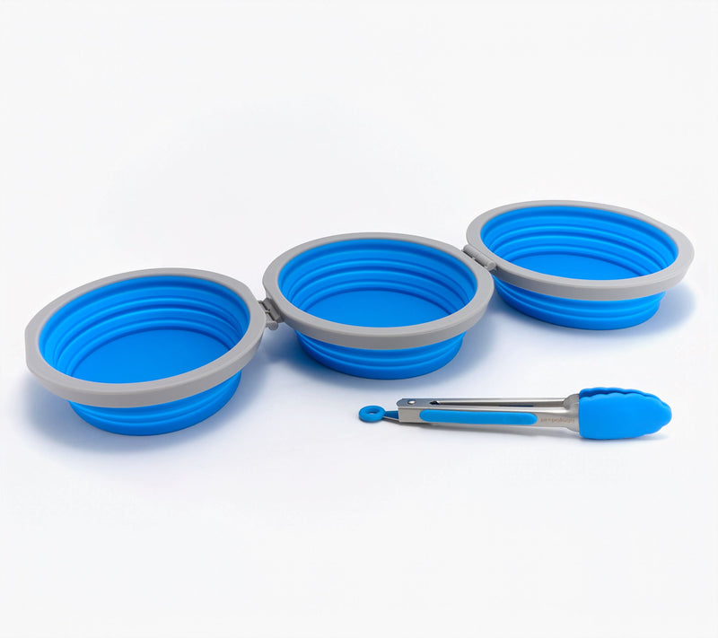 Prepology Silicone Collapsible Breading Station w/ Tong — View 4