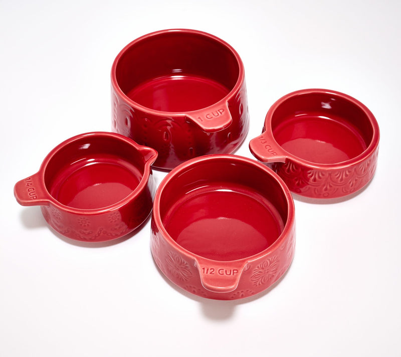 Aarti Sequeira 4pc Stacking Ceramic Measuring Cups — View 2