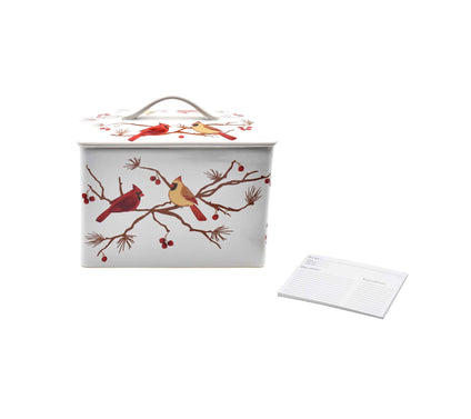Temp-tations Nostalgic Stoneware Recipe Box