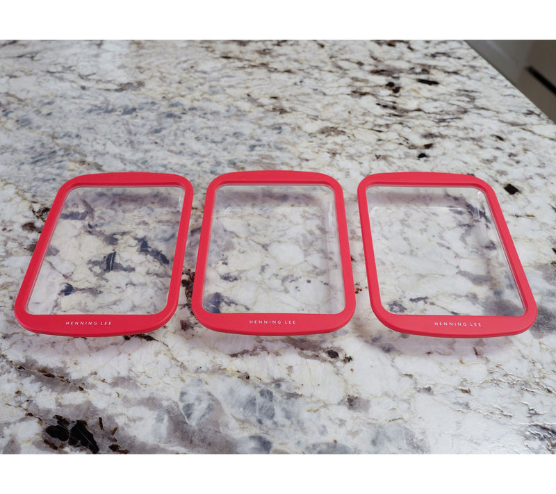 Henning Lee Look & Cook Silicone Set of 3 Deep Mini Sheet Pans — View 3