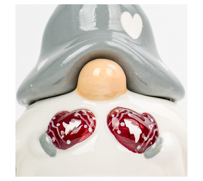 10 Strawberry Street Set of 2 Mini Mitten Gnomes Canisters — View 5