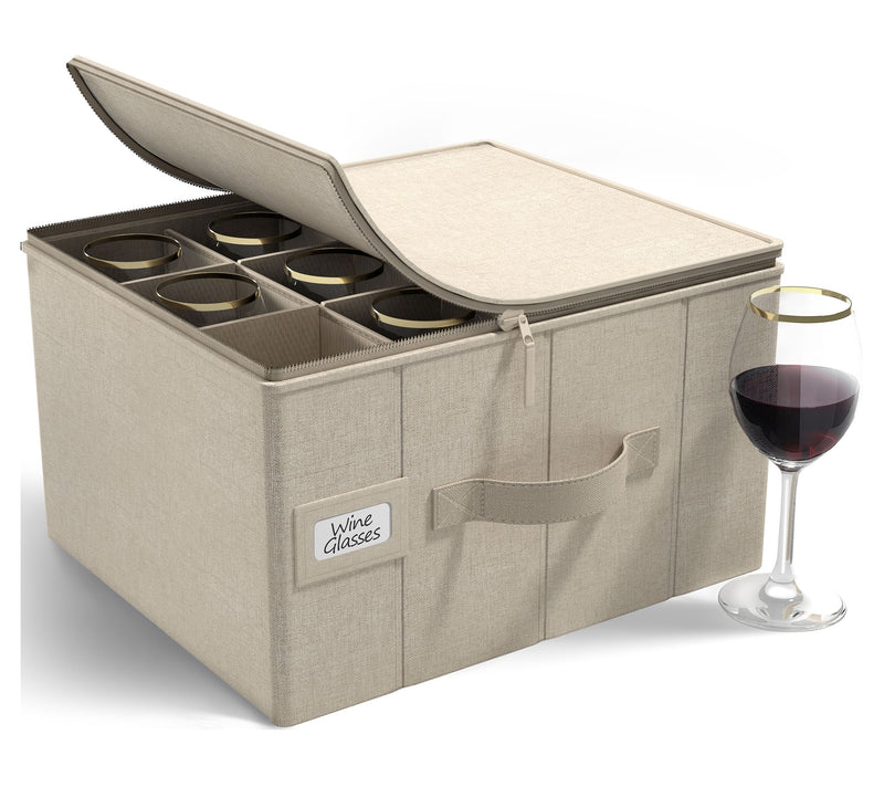 Sorbus Stemware Hard Shell Storage Case — View 11