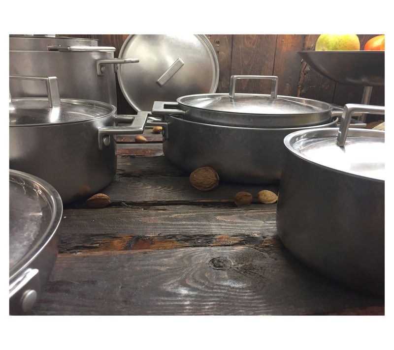 Mepra 8" Dual Handles Attiva Pewter Casserole Dish — View 4