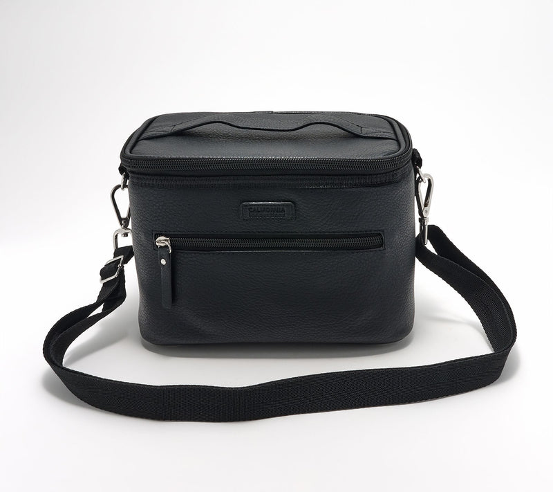 California Innovations 6 Can Insulated Faux Leather Lunch Tote — View 12