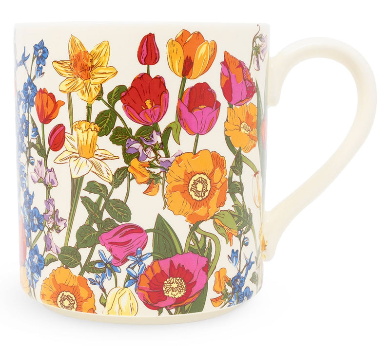 Vera Bradley Ceramic Coffee Mug- Meadow Bouquet — View 3