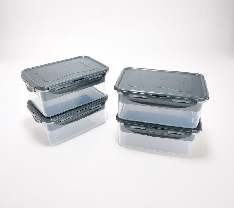 LocknLock Set of 4 Rectangles w/ Removeable Divided Inserts — View 15