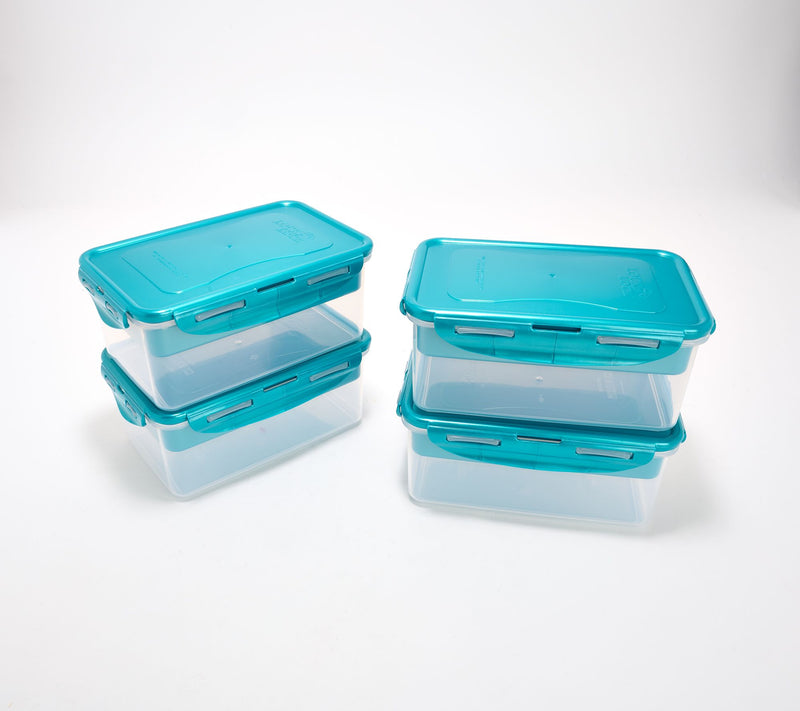 LocknLock Set of 4 Rectangles w/ Removeable Divided Inserts — View 13