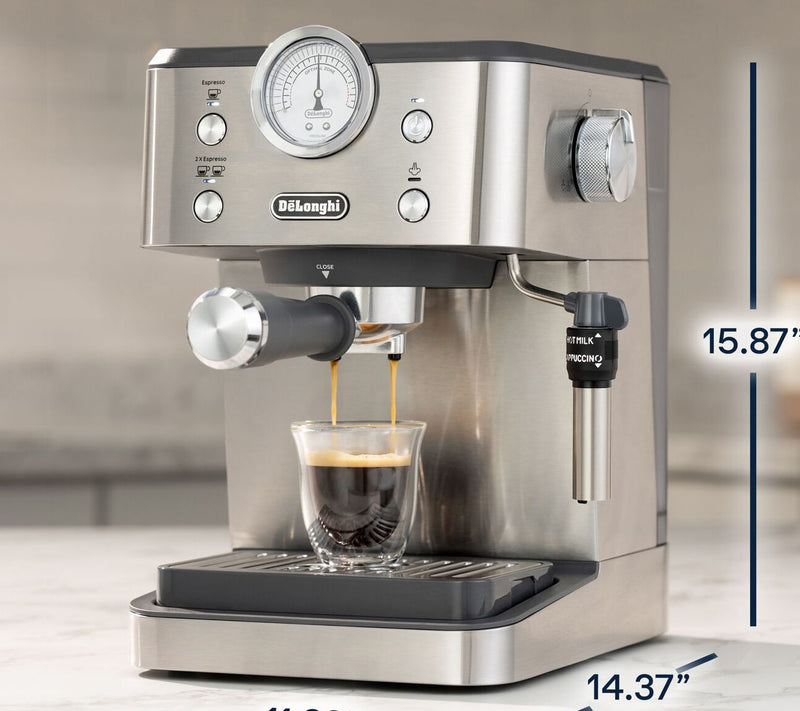 Delonghi Linea Classic Automatic Espresso Machine with Frother — View 6