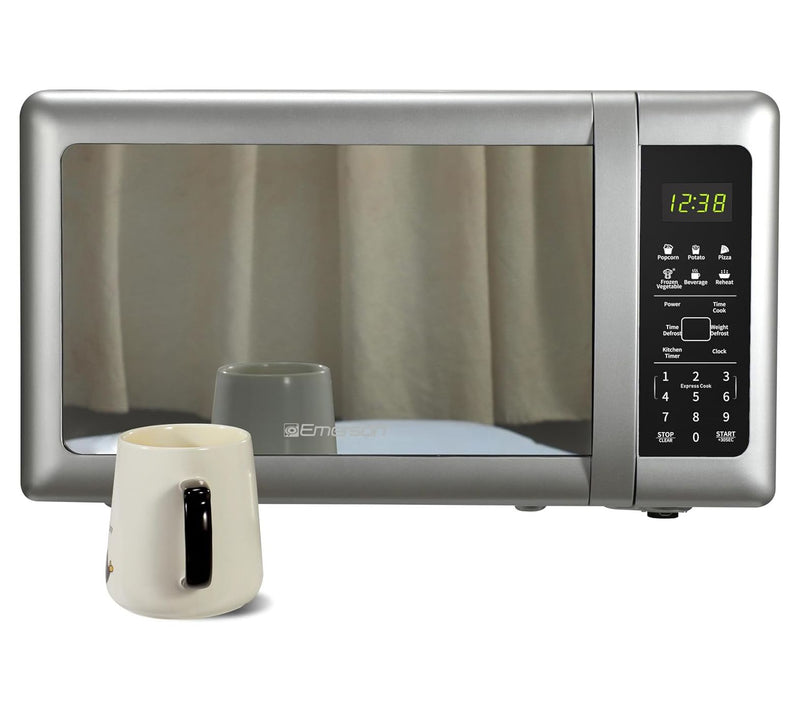 Emerson 0.7 Cu Ft 700W Touch Control Mirror Finish Microwave — Main view