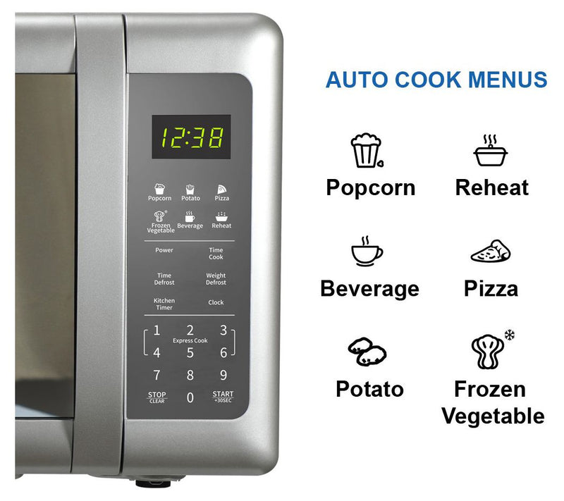 Emerson 0.7 Cu Ft 700W Touch Control Mirror Finish Microwave — View 7