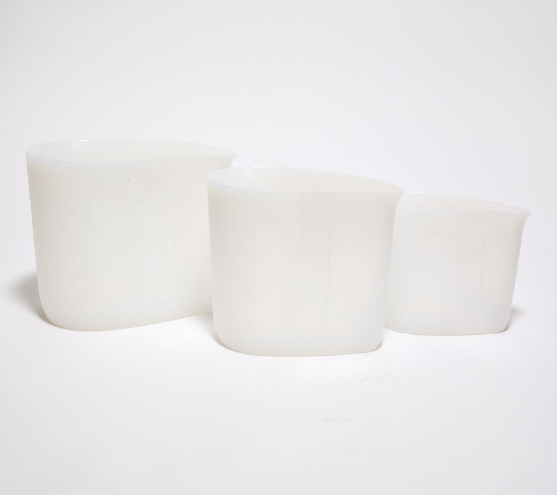KOCHBLUME S/3 Ergonomic Silicone Nesting Measuring Cups — View 5