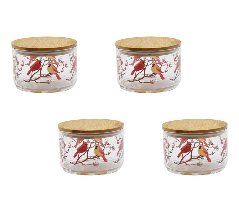 Temp-tations Stackable 18-oz Glass Bowls with Wood Lids — Main view