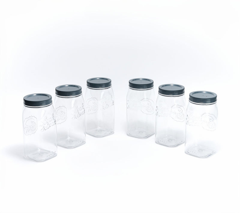 LocknLock Set of (6) 4-Cup Twist Lid Mason Jars — View 16