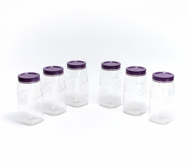 LocknLock Set of (6) 4-Cup Twist Lid Mason Jars — View 17