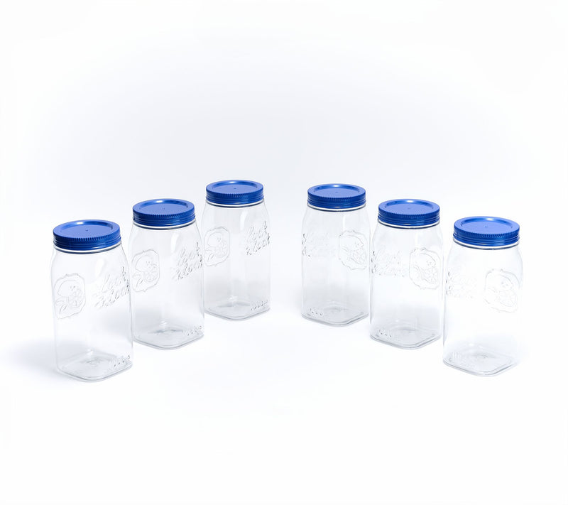 LocknLock Set of (6) 4-Cup Twist Lid Mason Jars — View 20