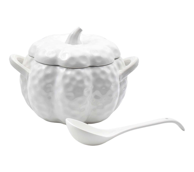 Temp-tations Special Edition Figural Pumpkin Soup Tureen with Spoon — Main view