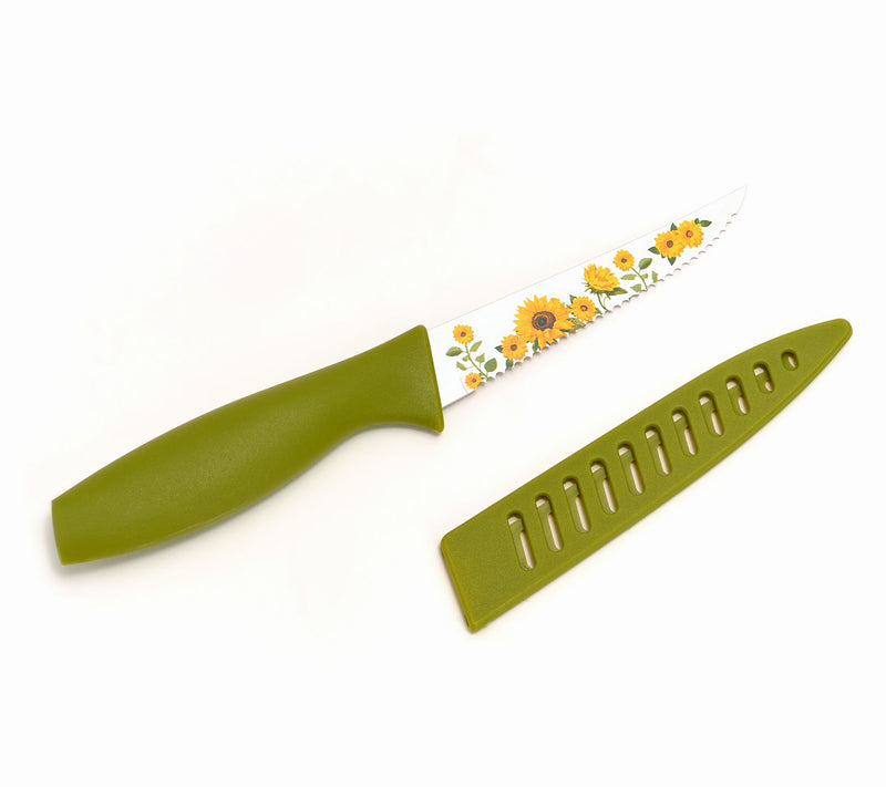 Temp-tations Seasonal Set of (4) 5" Steak Knives — View 4