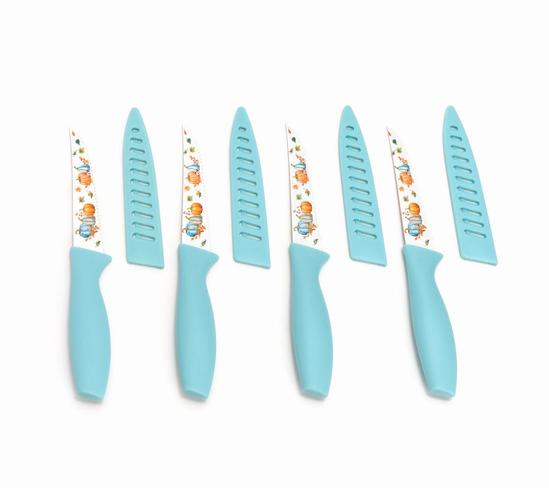 Temp-tations Seasonal Set of (4) 5" Steak Knives — View 2