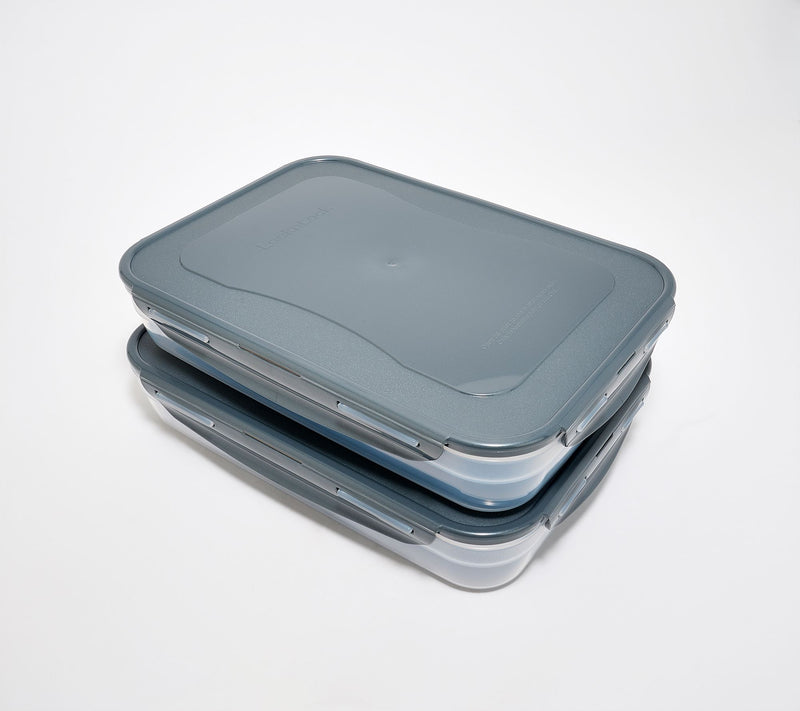 LocknLock Set of (2) 14-Cup Rectangle Containers — View 13