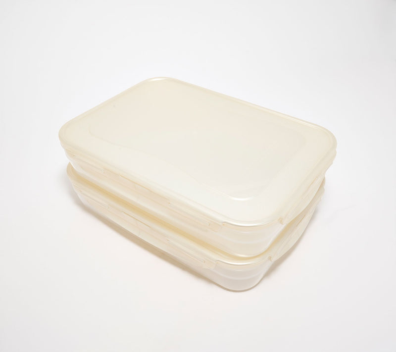 LocknLock Set of (2) 14-Cup Rectangle Containers — View 14