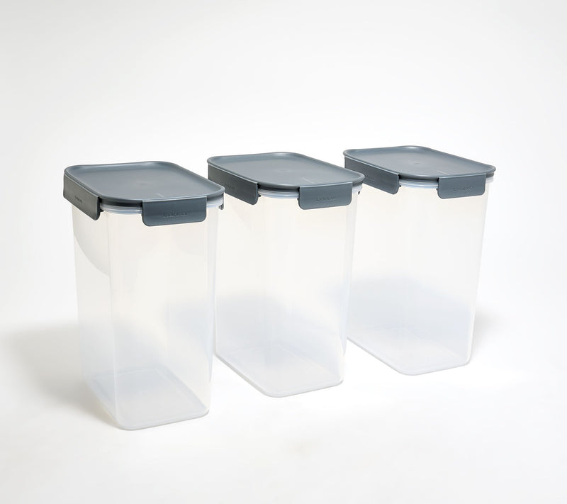 LocknLock Set of (3) 17-Cup Tall Pantry Containers — View 15