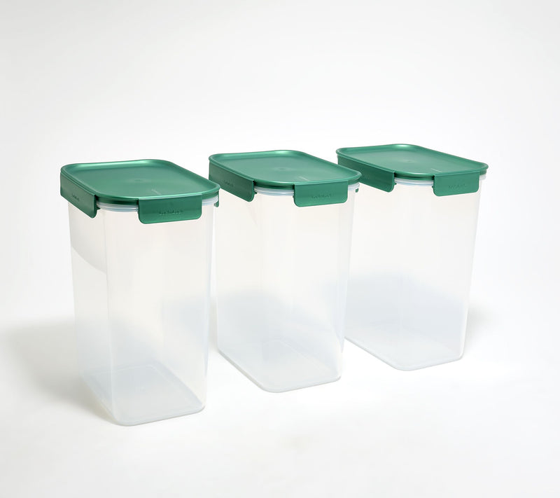 LocknLock Set of (3) 17-Cup Tall Pantry Containers — View 9