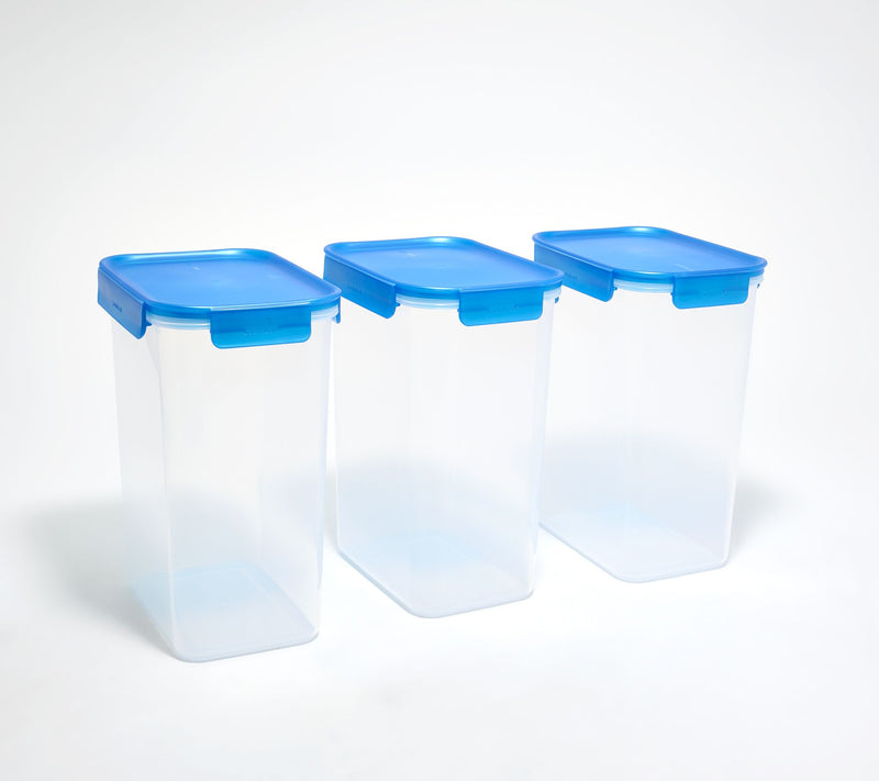 LocknLock Set of (3) 17-Cup Tall Pantry Containers — View 7