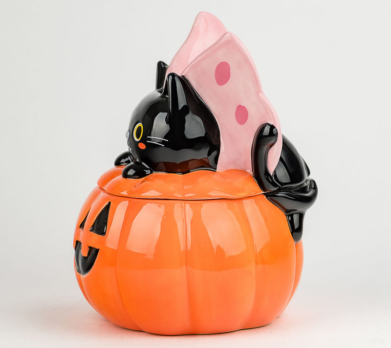10 Strawberry Kitty-fly Jack O' Lantern Canister — View 2