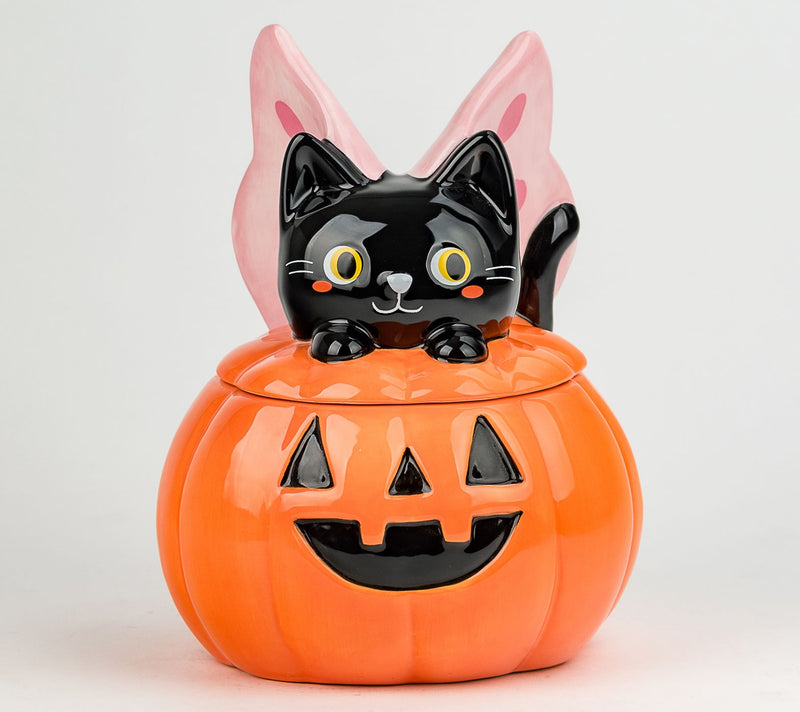 10 Strawberry Kitty-fly Jack O' Lantern Canister — View 6