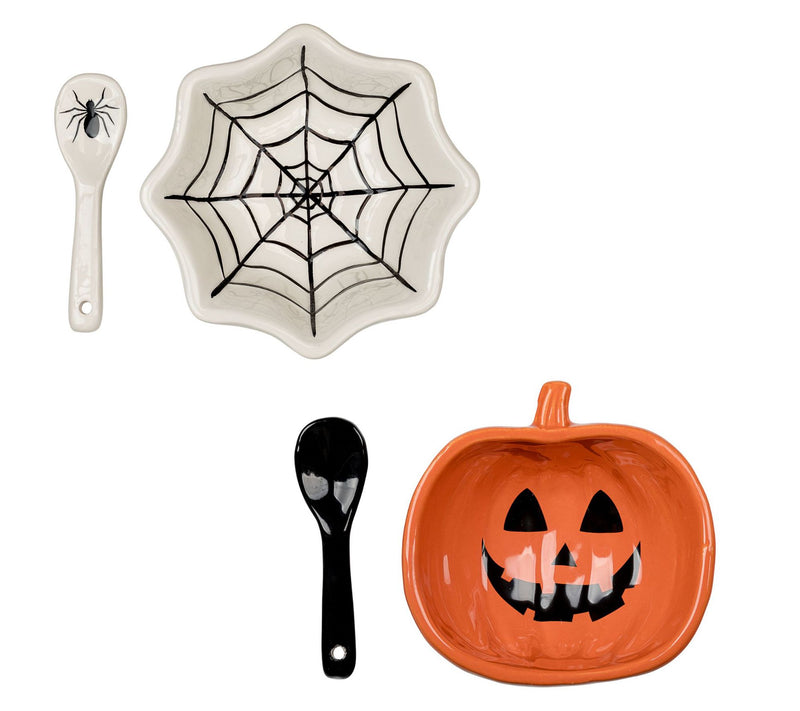 10 Strawberry Street Pumpkin & Web Dip ServingSet — View 9