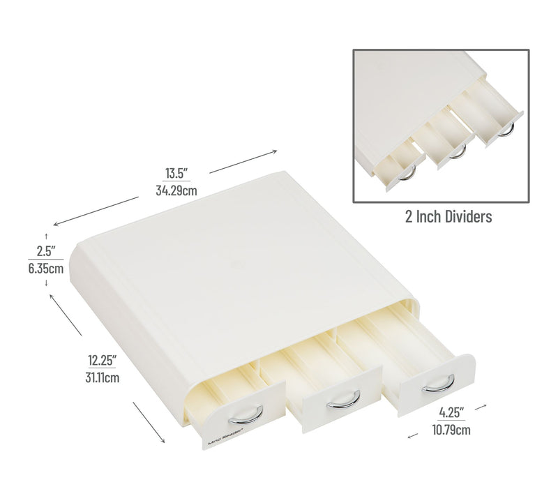 Mind Reader 3 Drawers Single Serve Coffee Pod Organizer — View 3