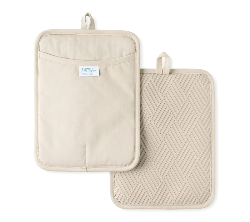 Town & Country Basics Basketweave Pot Holders 2-Pack Set — View 11