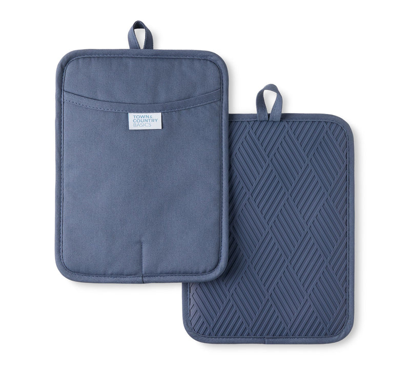 Town & Country Basics Basketweave Pot Holders 2-Pack Set — View 12