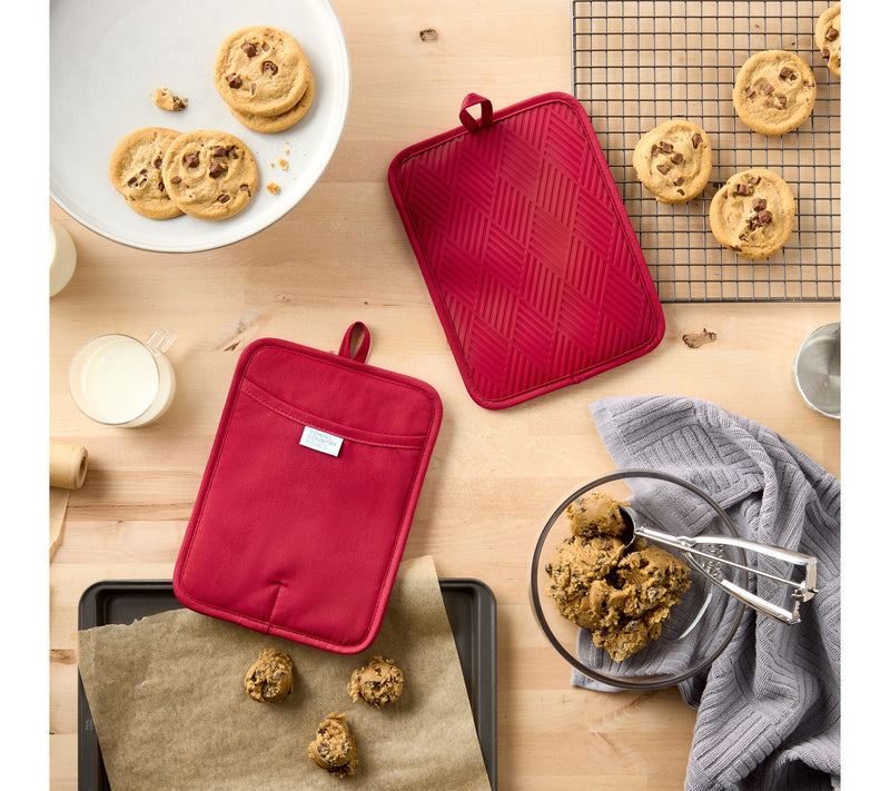 Town & Country Basics Basketweave Pot Holders 2-Pack Set — View 3
