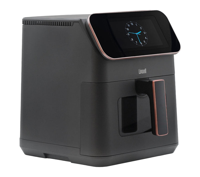 Livwell 7Qt Touch IQ Air Fryer with Presets and 200 Recipes — View 2