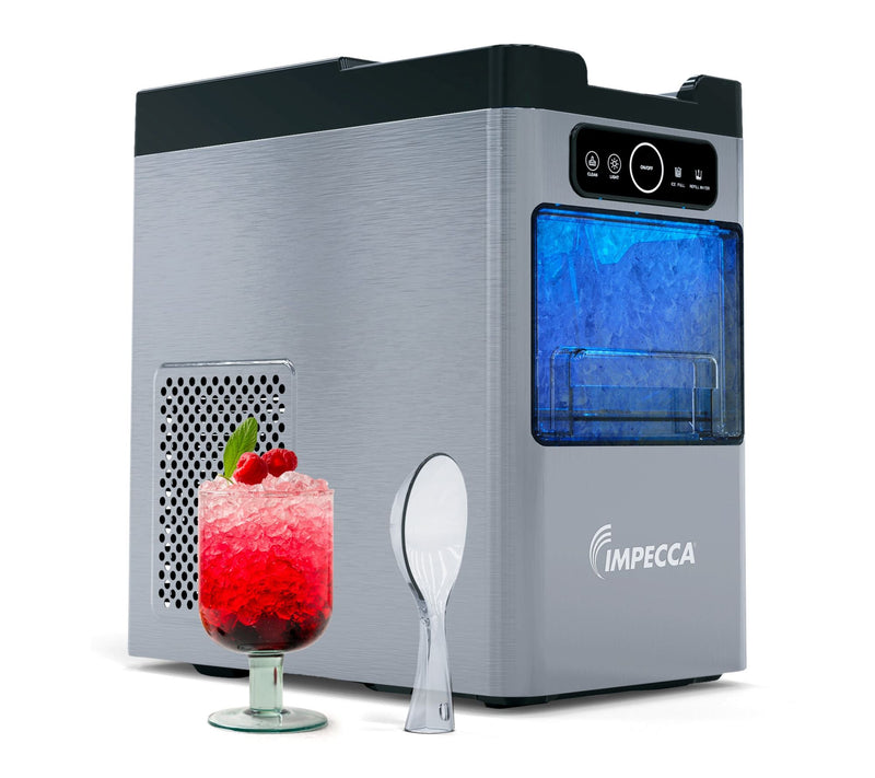 Impecca Countertop Self Cleaning 35lb Soft Nugget Ice Maker — View 9