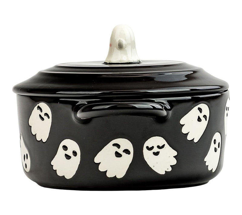 10 Strawberry Street Set of 2 Flying Ghost Bakeware Cocottes — View 3