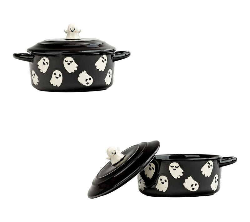 10 Strawberry Street Set of 2 Flying Ghost Bakeware Cocottes — Main view