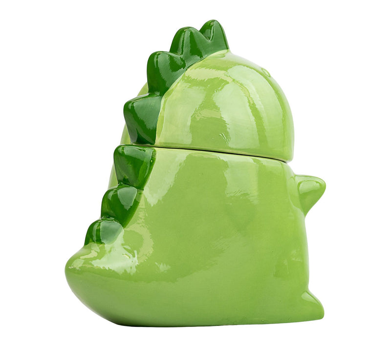 10 Strawberry Street Dino Cat Cookie Jar — View 3