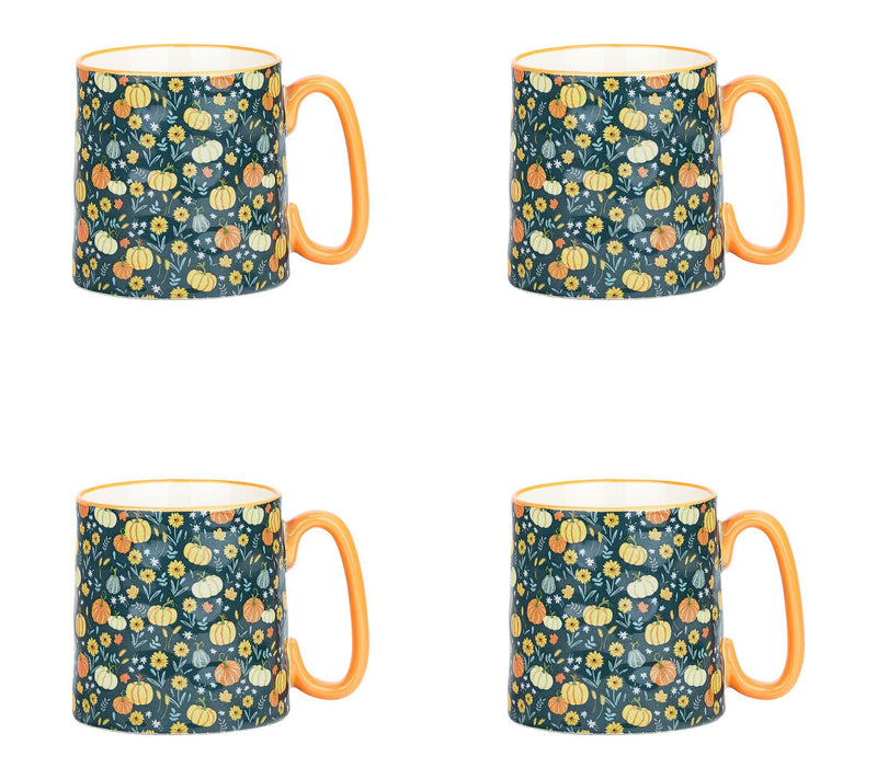 10 Strawberry Street Set of 4 Bella Halloween Harvest Mugs — View 4