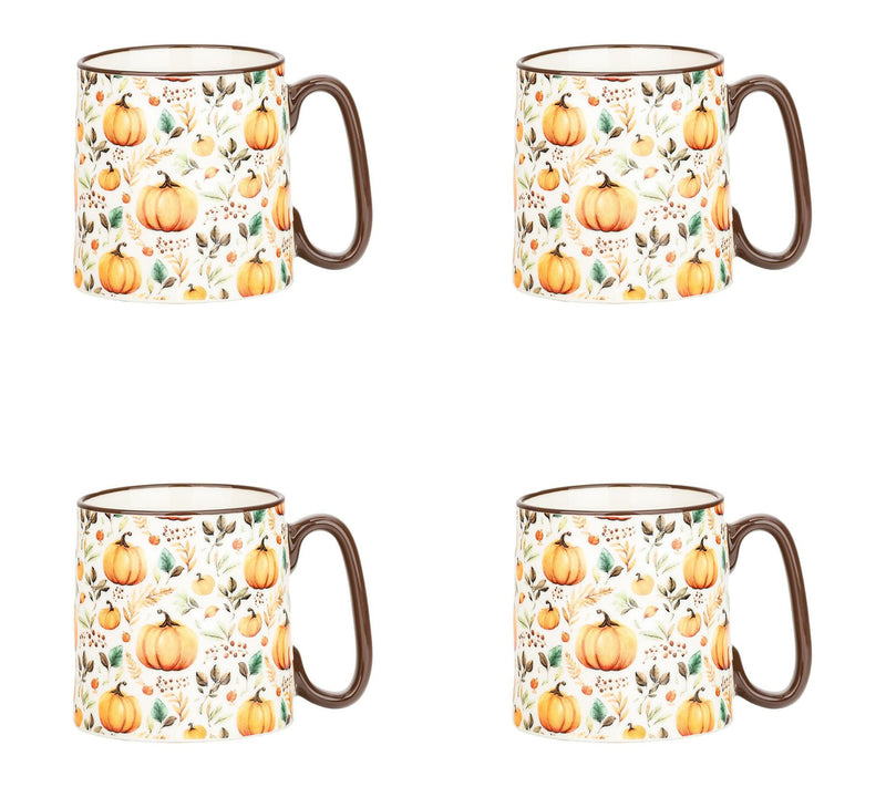 10 Strawberry Street Set of 4 Bella Halloween Harvest Mugs — View 3