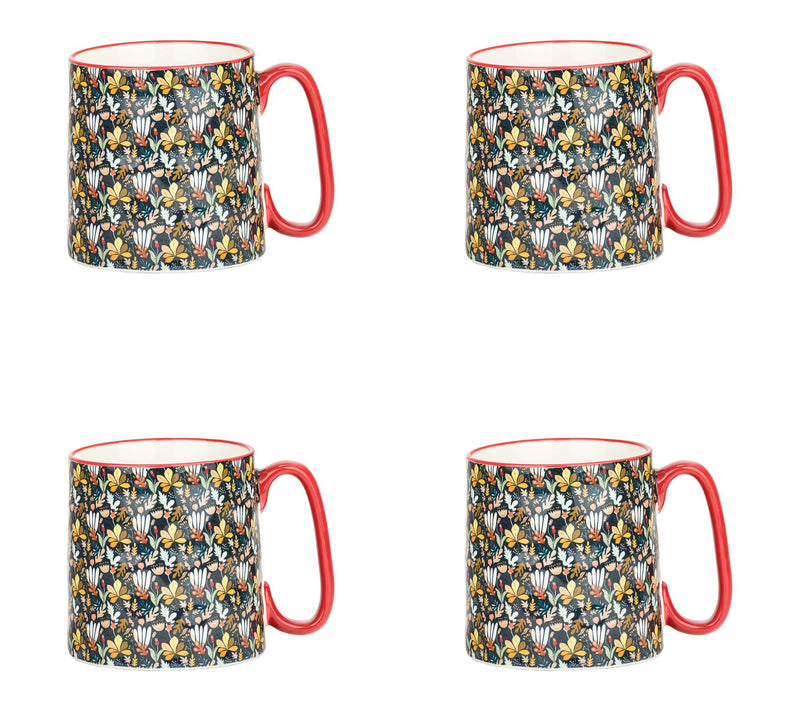 10 Strawberry Street Set of 4 Bella Halloween Harvest Mugs — View 5