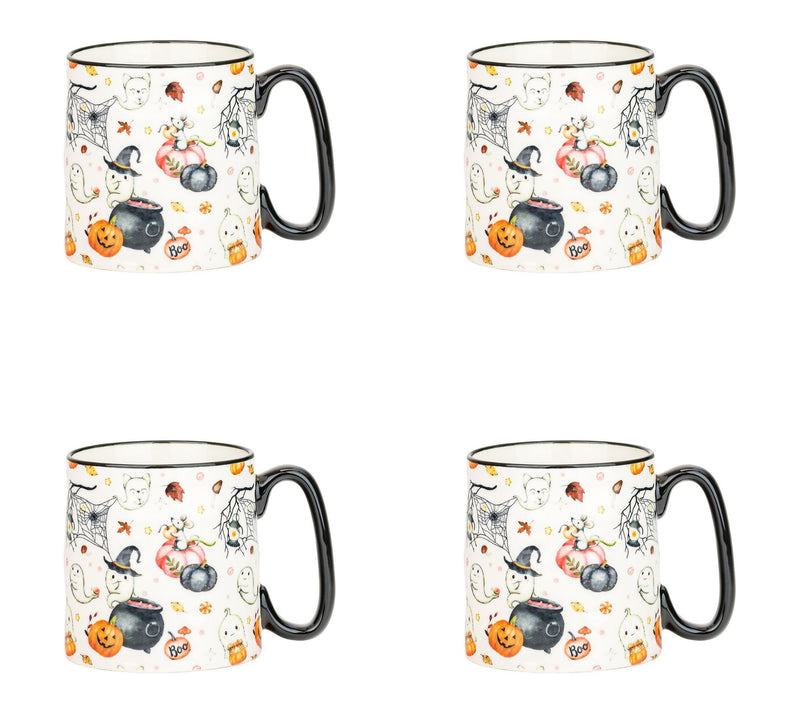 10 Strawberry Street Set of 4 Bella Halloween Harvest Mugs — View 19