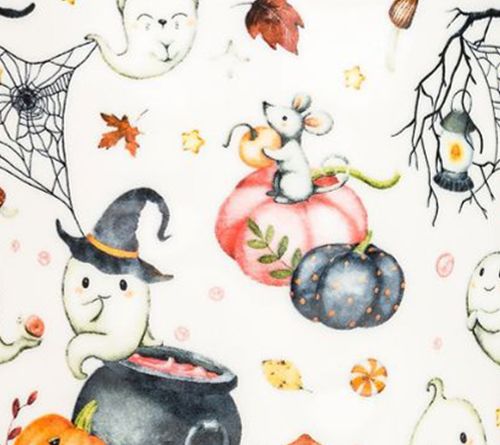 10 Strawberry Street Set of 4 Bella Halloween Harvest Mugs — View 13