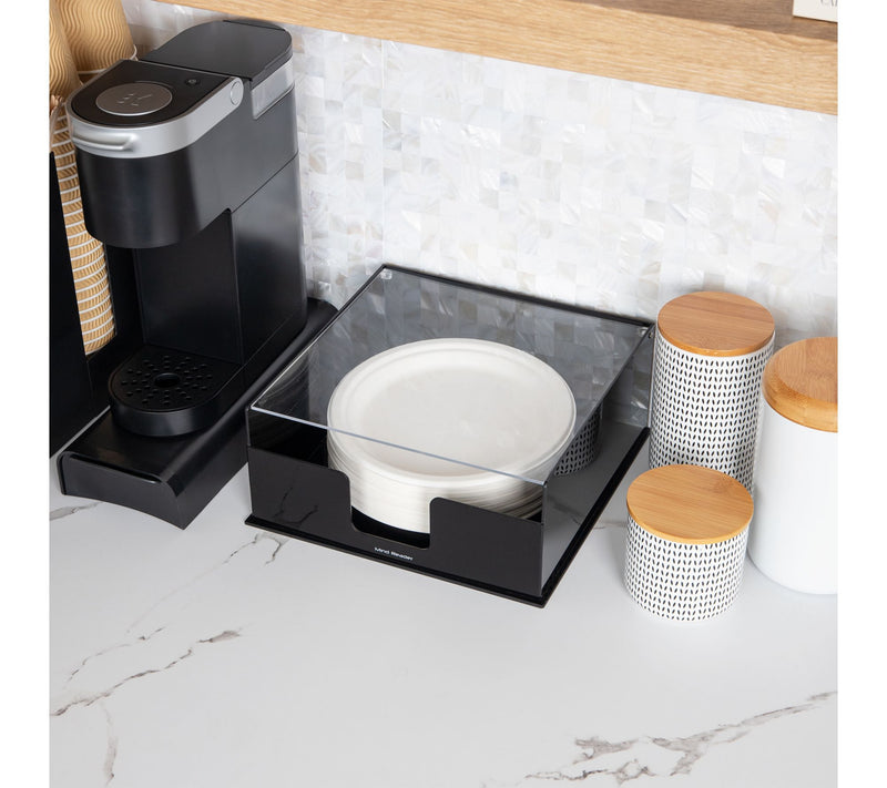 Mind Reader Paper Plate Covered Dispenser Holder — View 5